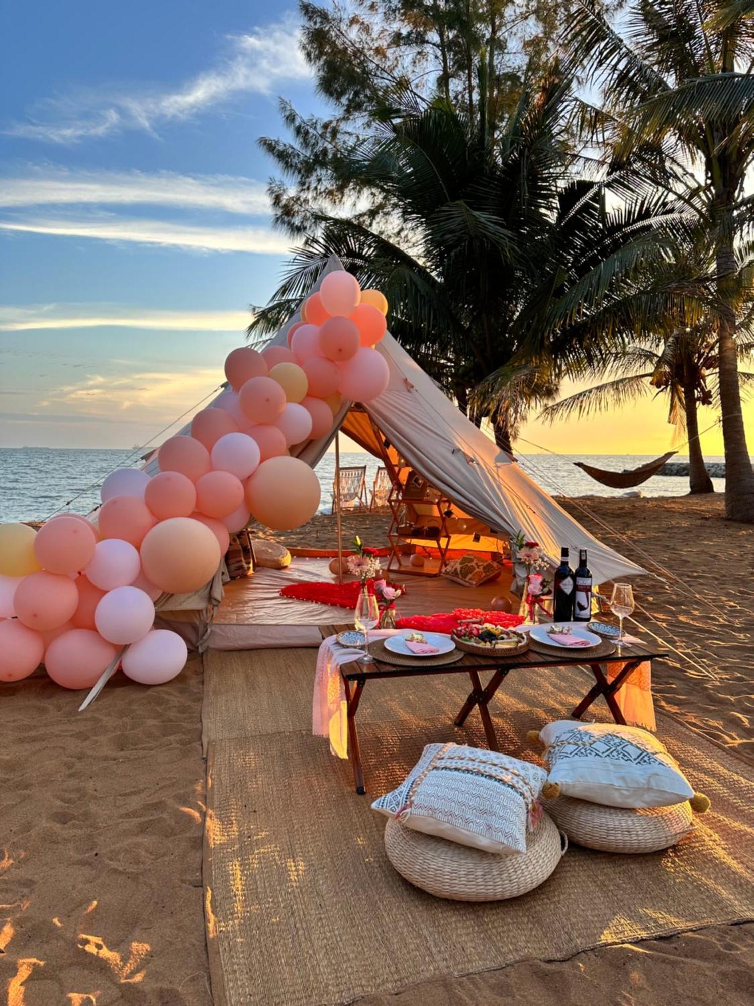 Beach N Breeze Glamping 말라카 외부 사진